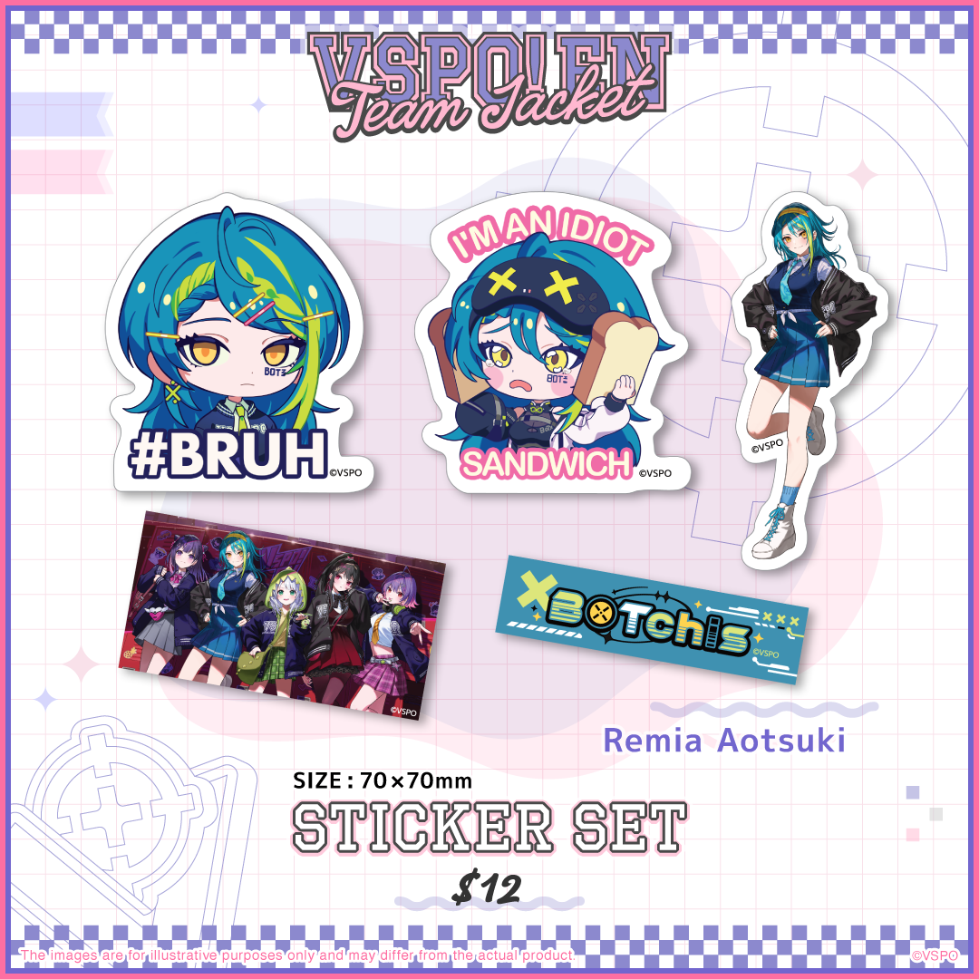 VSPO! EN Team Jacket Series - STICKER SET