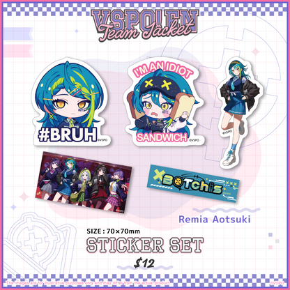 VSPO! EN Team Jacket Series - STICKER SET