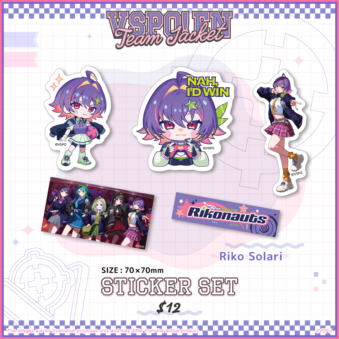 VSPO! EN Team Jacket Series - STICKER SET