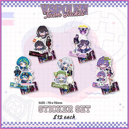 VSPO! EN Team Jacket Series - STICKER SET