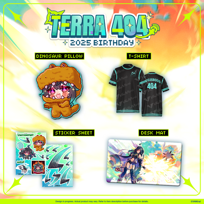 Terra 404 Birthday Merch 2025