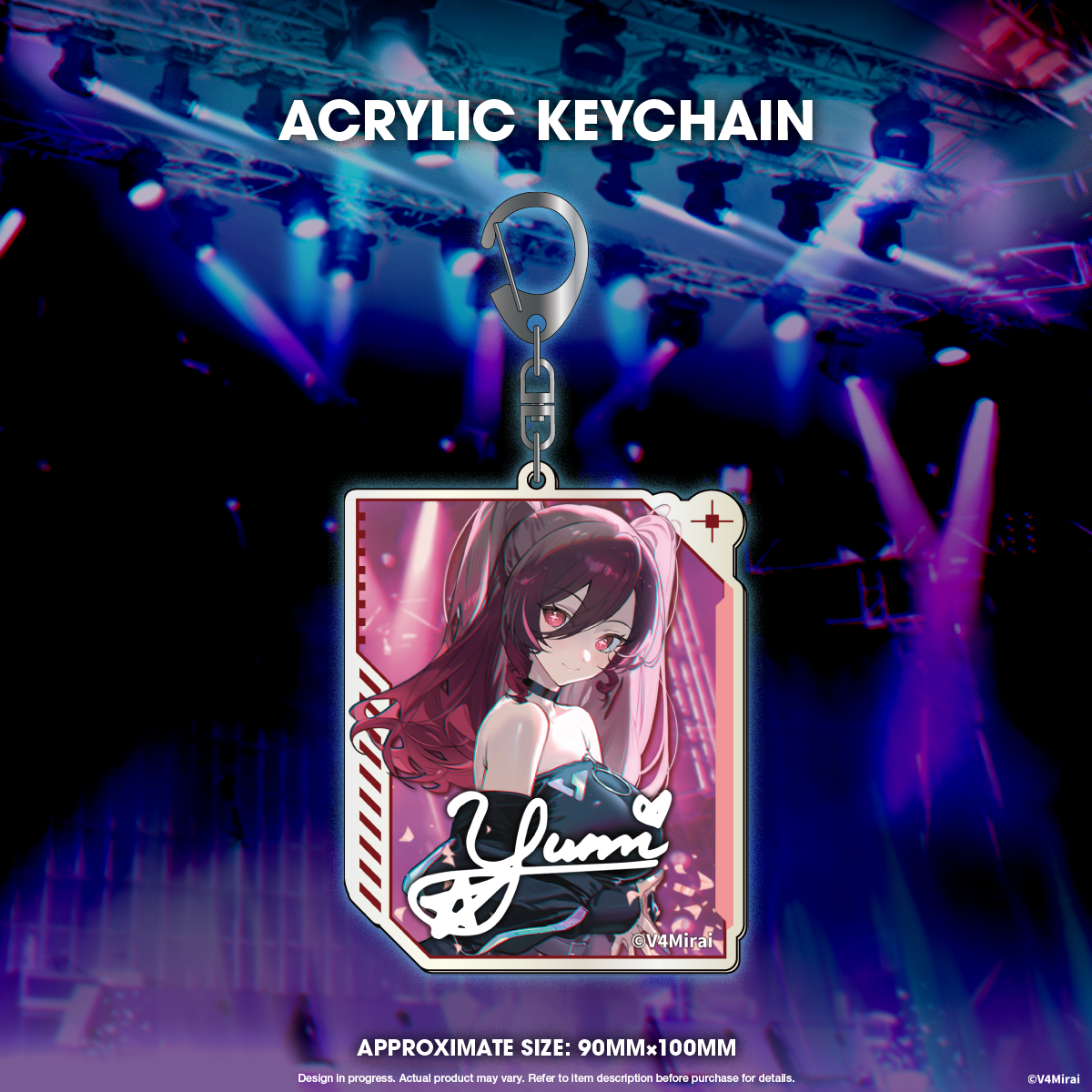 Acrylic Keychain "Yumi the Witch" - V4Mirai 1st Year Anniversary Merch