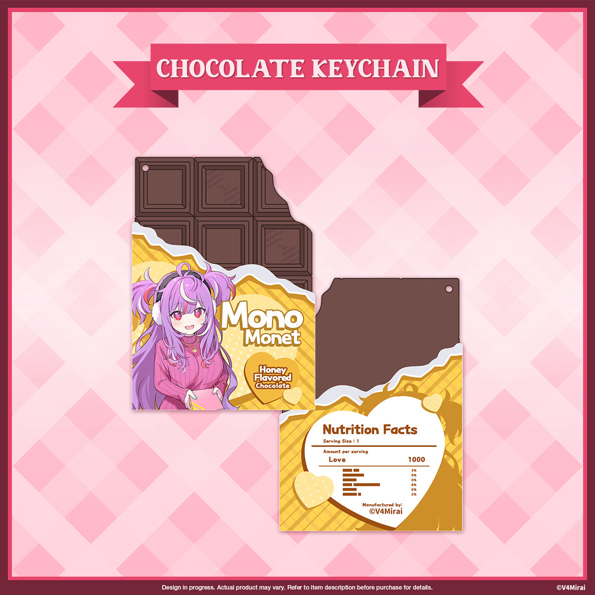 A Very V4 Valentines - Chocolate Keychain (not edible)