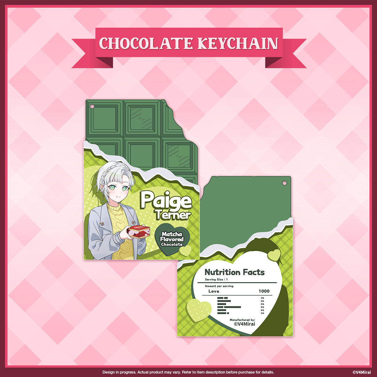 A Very V4 Valentines - Chocolate Keychain (not edible)