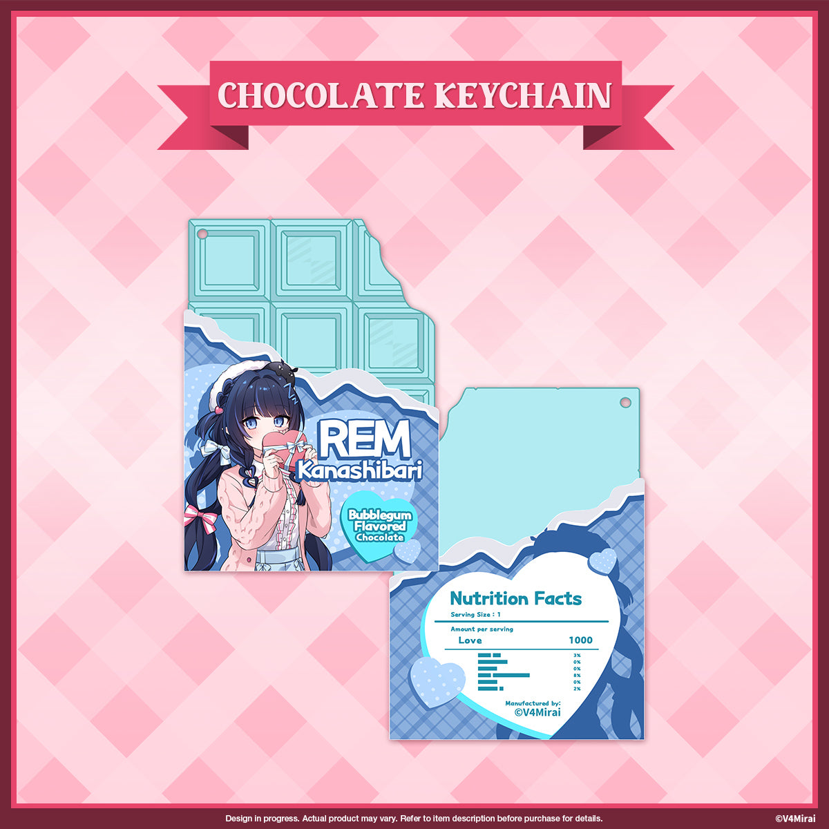 A Very V4 Valentines - Chocolate Keychain (not edible)