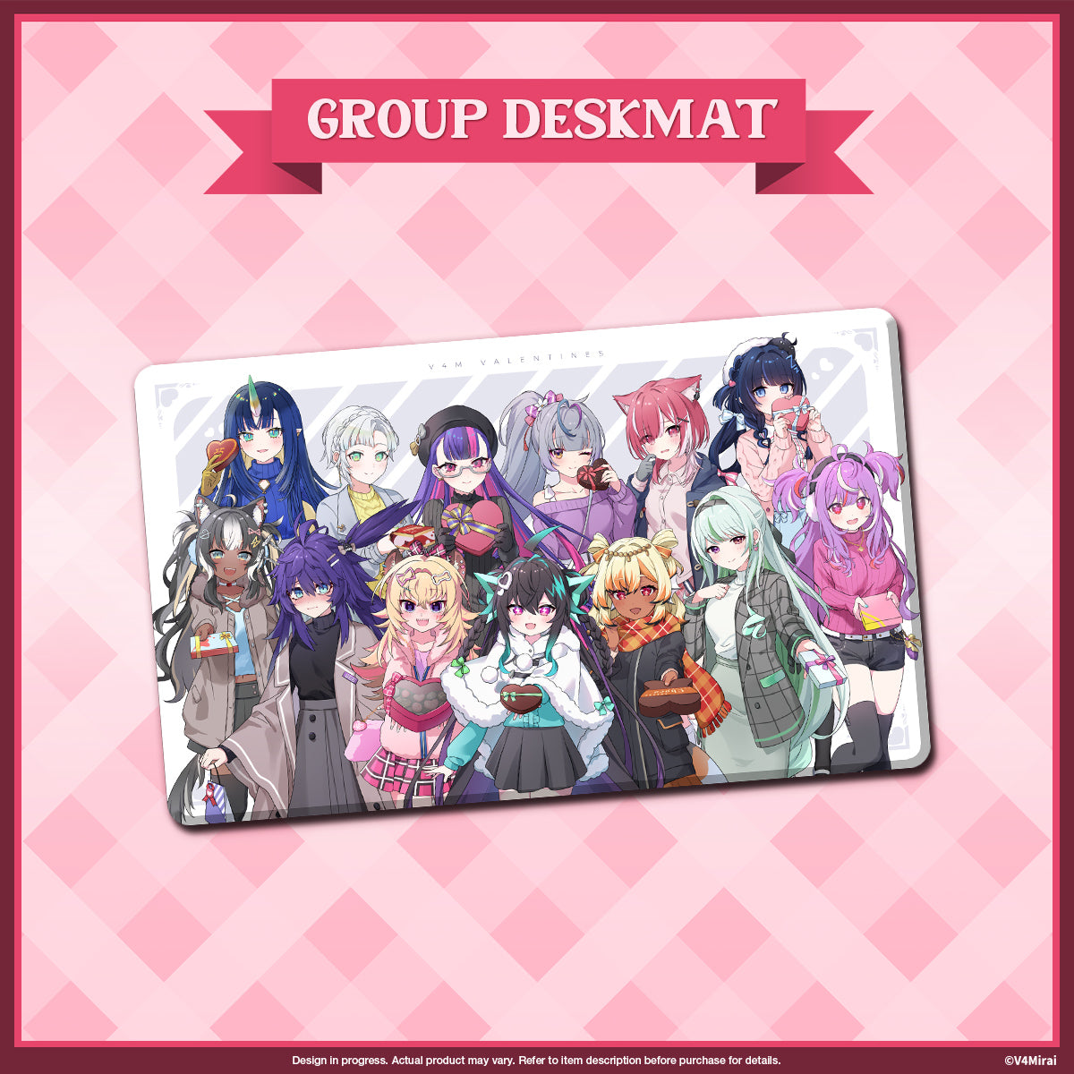 A Very V4 Valentines - Group Deskmat
