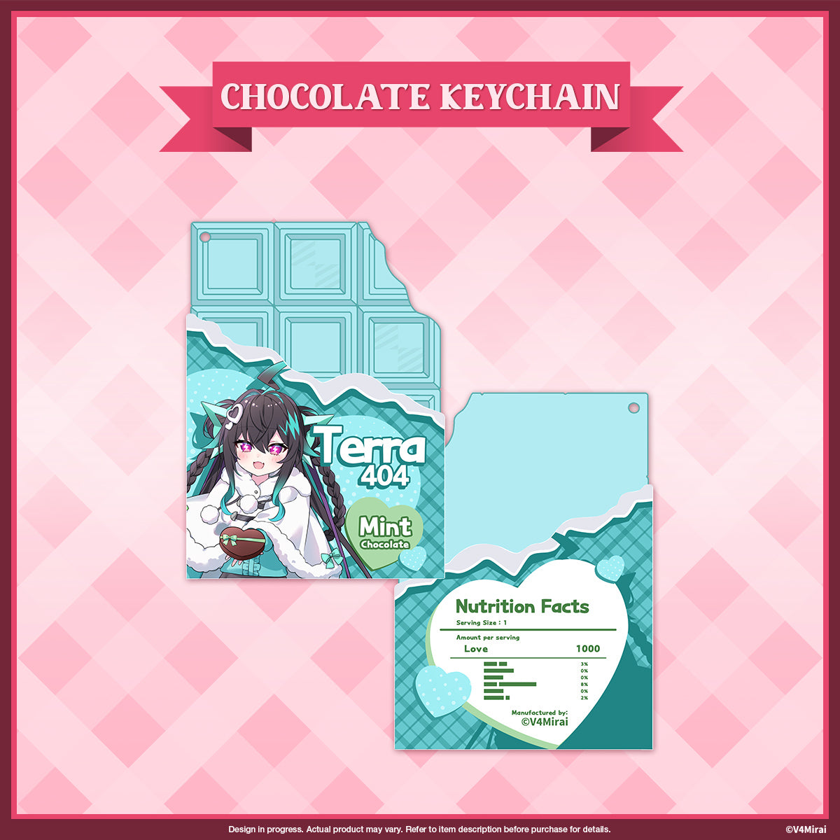 A Very V4 Valentines - Chocolate Keychain (not edible)