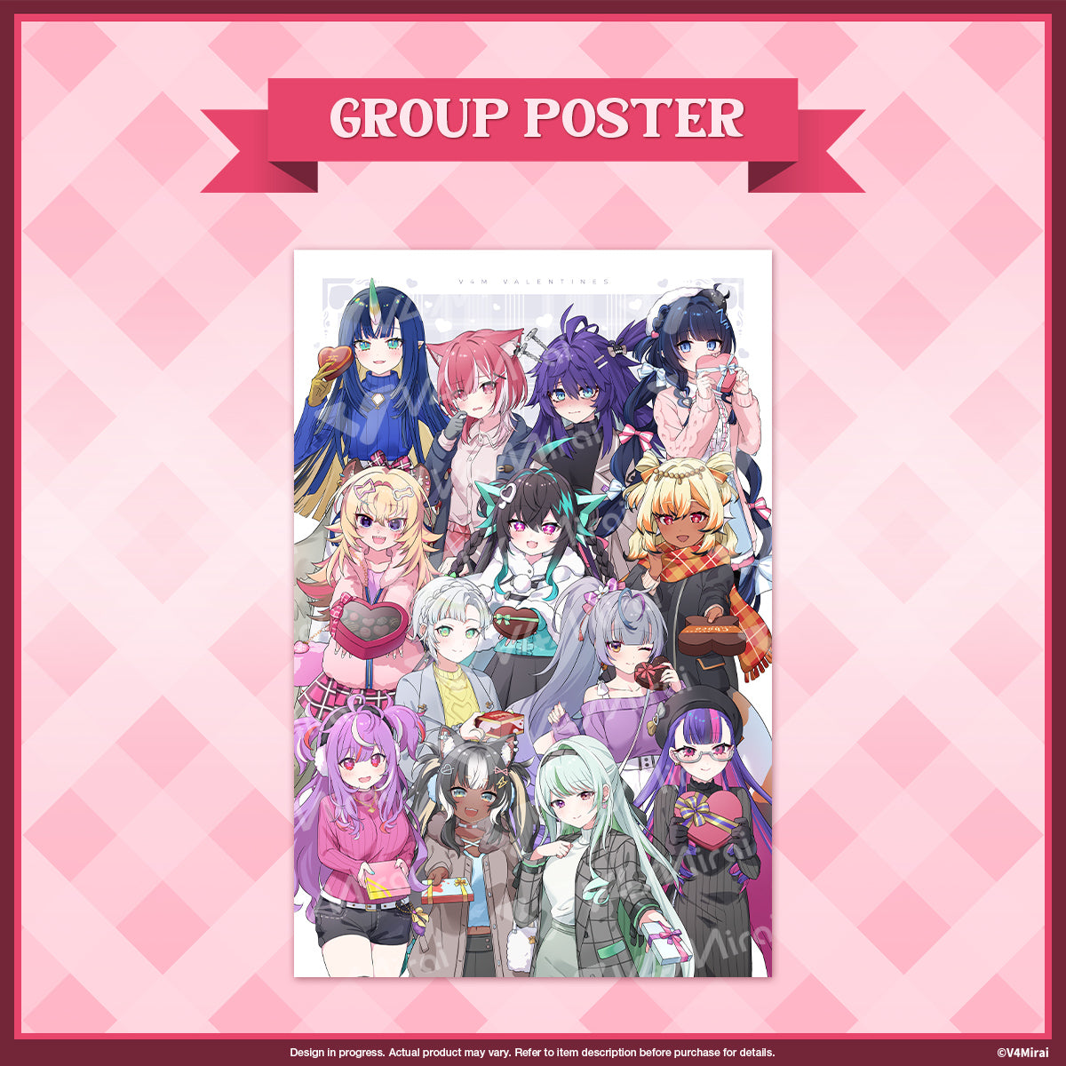 A Very V4 Valentines - Group Poster