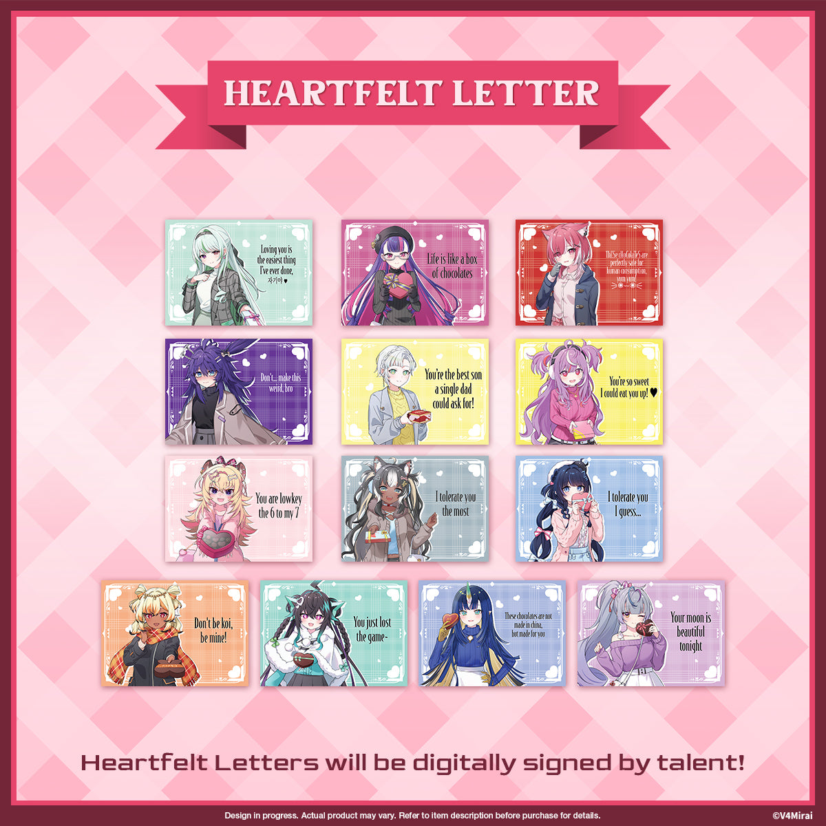 A Very V4 Valentines - Heartfelt Letter