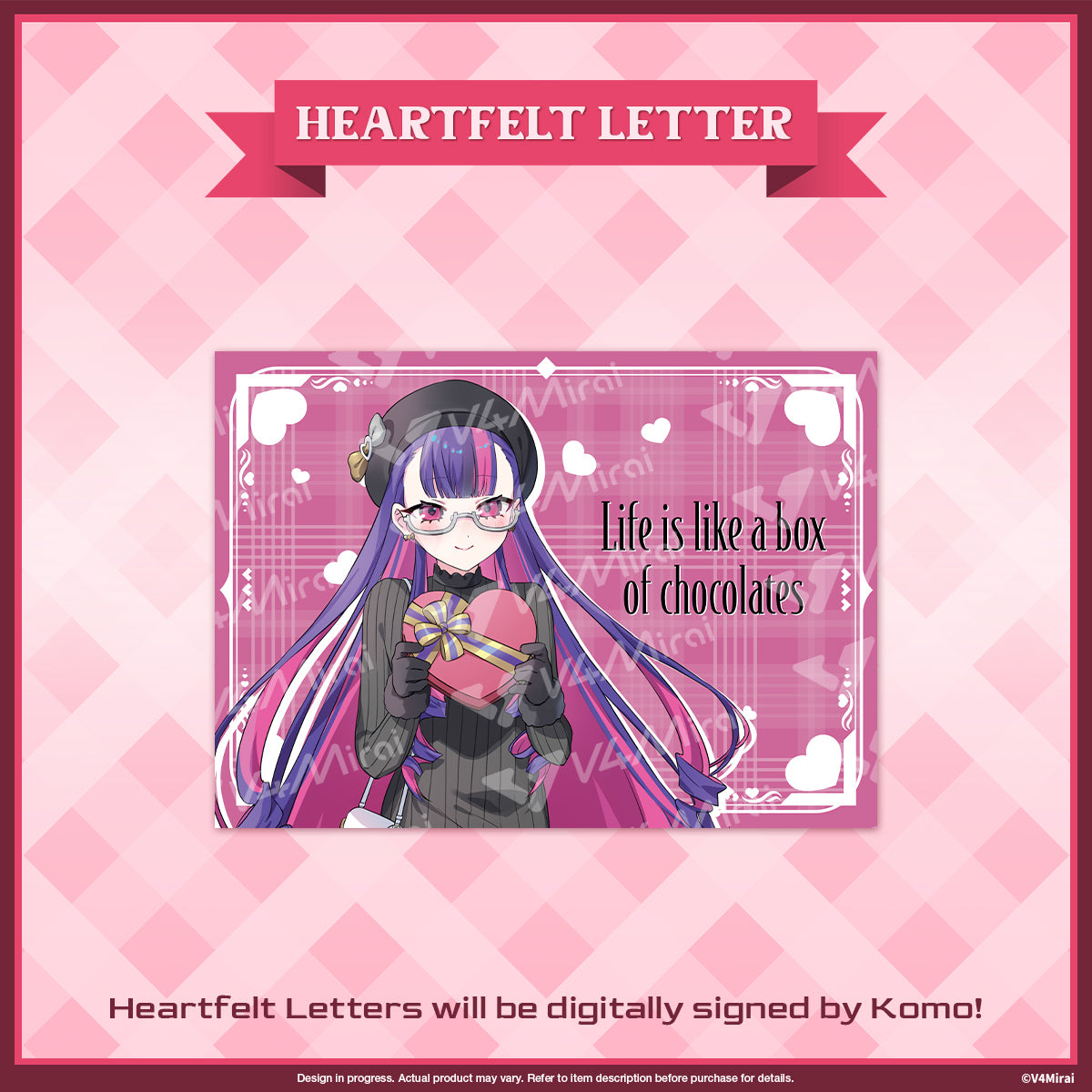 A Very V4 Valentines - Heartfelt Letter
