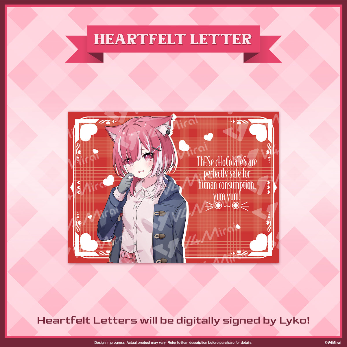 A Very V4 Valentines - Heartfelt Letter