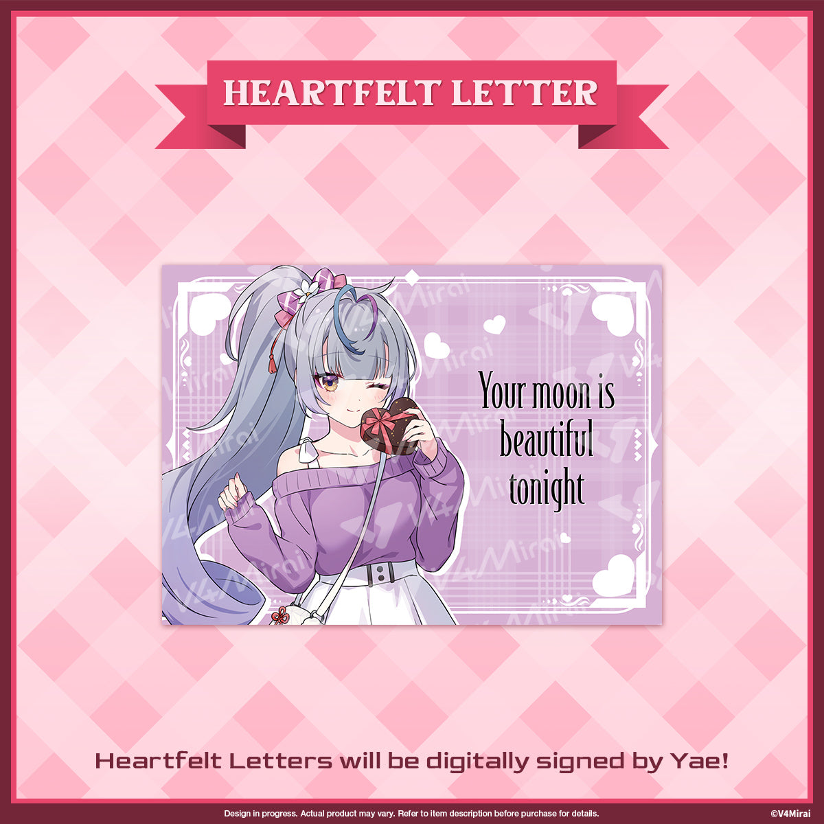 A Very V4 Valentines - Heartfelt Letter