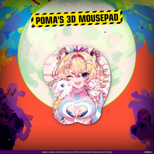 Voltail 1st Anniversary Merch - Poma's 3D Mousepad
