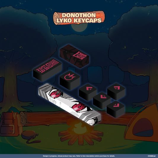 Voltail Summer Camp Merch - Lyko Donothon Keycaps