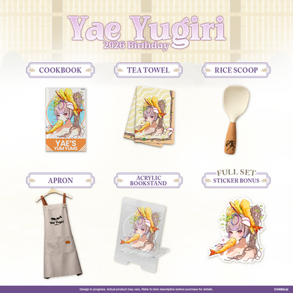 Yae Yugiri Birthday Merch 2026