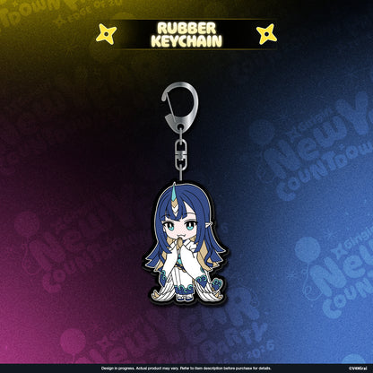 V4Mirai 2026 New Year Blessings Merch - Rubber Keychain