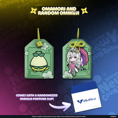 V4Mirai 2026 New Year Blessings Merch - Omamori and random Omikuji