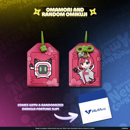 V4Mirai 2026 New Year Blessings Merch - Omamori and random Omikuji