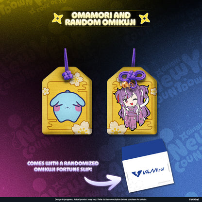 V4Mirai 2026 New Year Blessings Merch - Omamori and random Omikuji