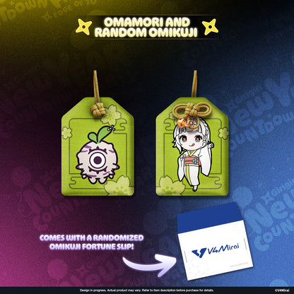 V4Mirai 2026 New Year Blessings Merch - Omamori and random Omikuji