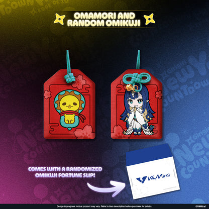 V4Mirai 2026 New Year Blessings Merch - Omamori and random Omikuji