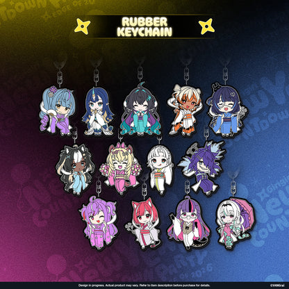 V4Mirai 2026 New Year Blessings Merch - Rubber Keychain