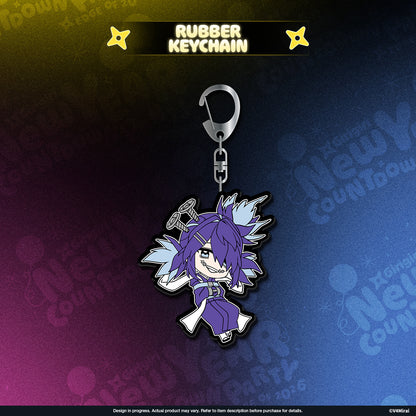 V4Mirai 2026 New Year Blessings Merch - Rubber Keychain