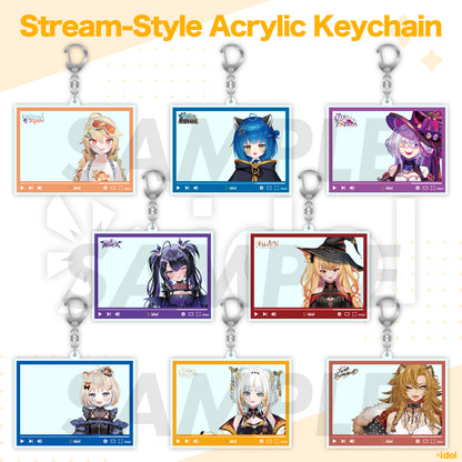 【Pre-order】idol Regular Collection - Stream-Style Acrylic Keychain