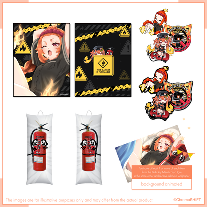 Enya Ignis Birthday Merch 2025 - Fire Extinguisher Plush