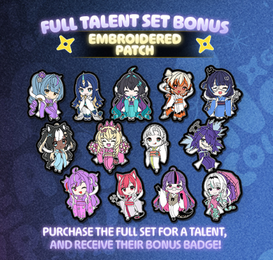 V4Mirai 2026 New Year Blessings Merch - Rubber Keychain