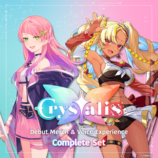 Crystalis Debut Merch & Voice Experience - Complete Set