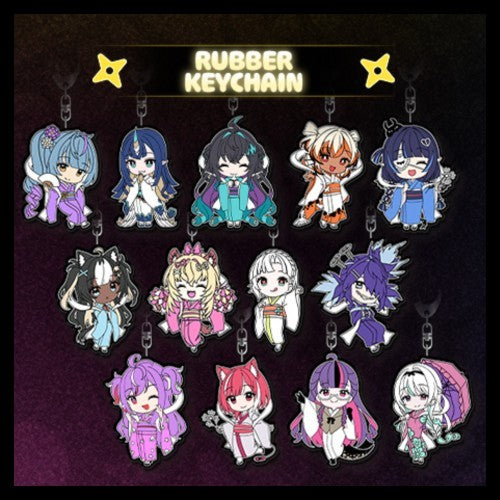 V4Mirai 2026 New Year Blessings Merch - Rubber Keychain