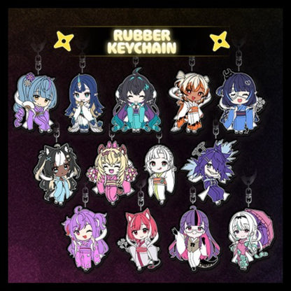 V4Mirai 2026 New Year Blessings Merch - Rubber Keychain