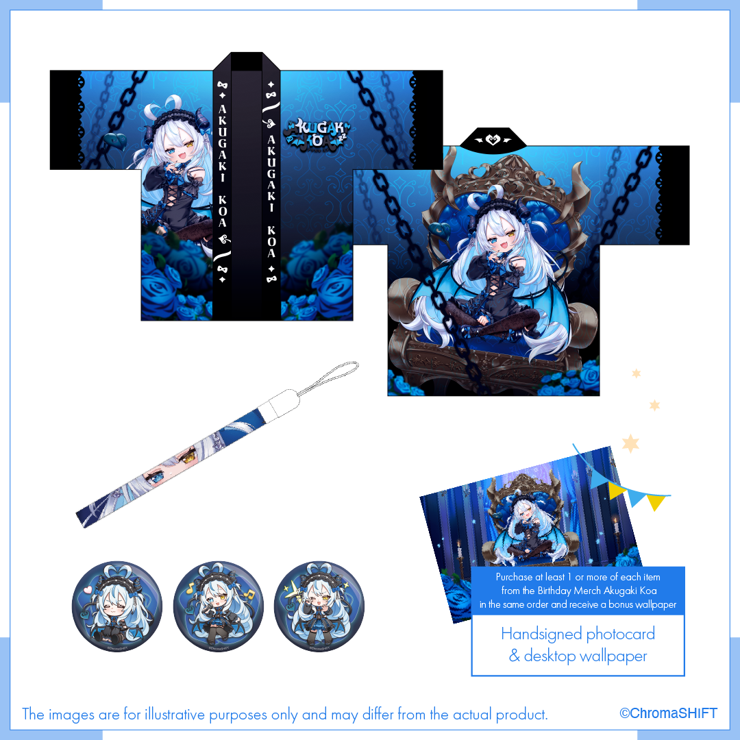 Akugaki Koa Birthday Merch 2025