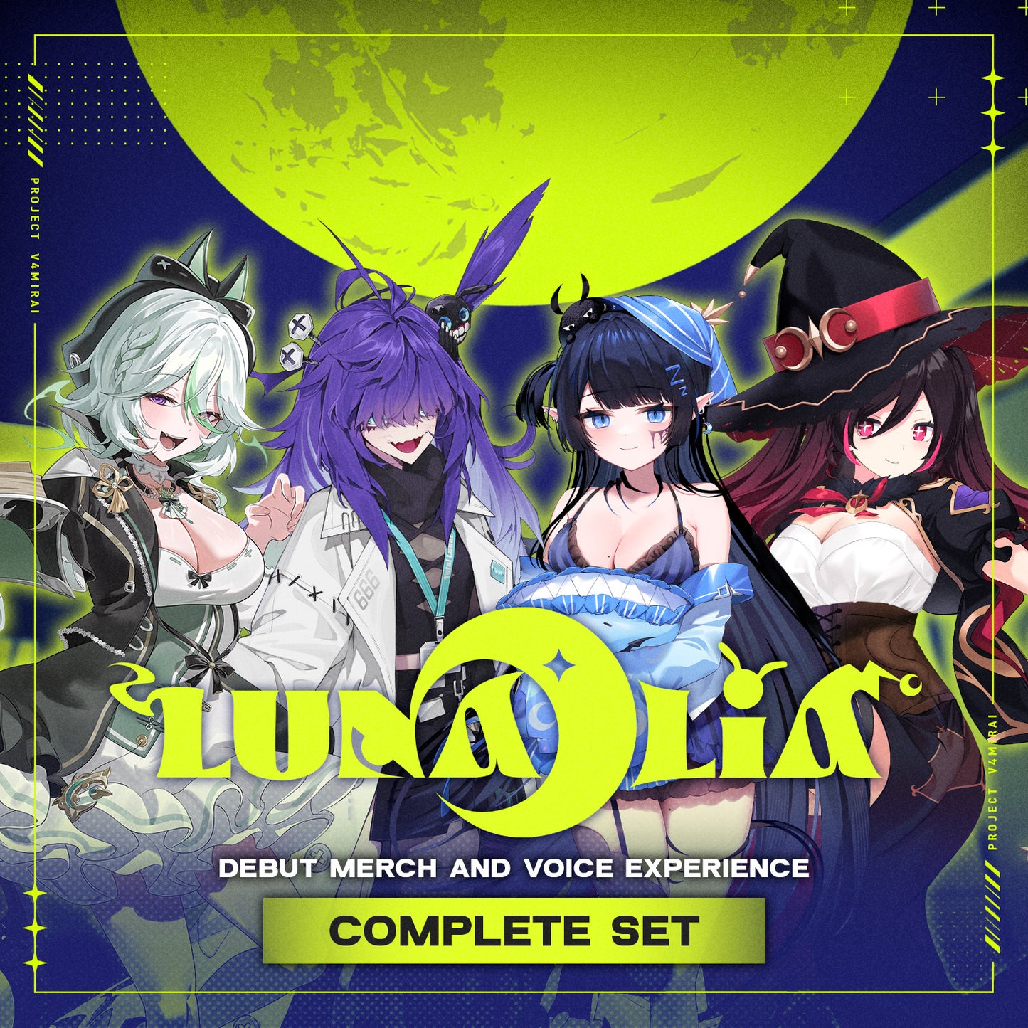 Lunalia Debut Merch & Voice Experience - Complete Set