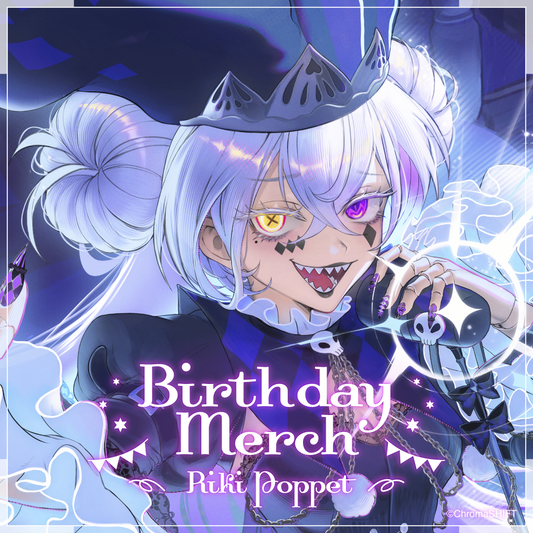 Riki Poppet  Birthday Merch 2026