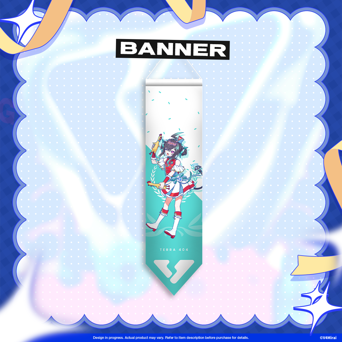 V4Mirai 3rd Anniversary Merch - Banner
