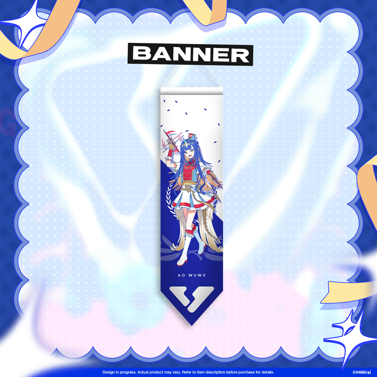 V4Mirai 3rd Anniversary Merch - Banner