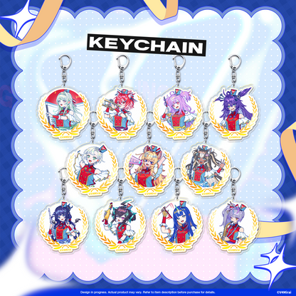 V4Mirai 3rd Anniversary Merch - Acrylic Keychain