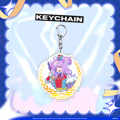 V4Mirai 3rd Anniversary Merch - Acrylic Keychain