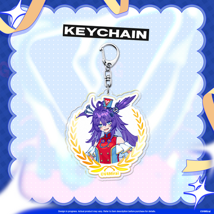V4Mirai 3rd Anniversary Merch - Acrylic Keychain