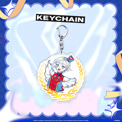 V4Mirai 3rd Anniversary Merch - Acrylic Keychain