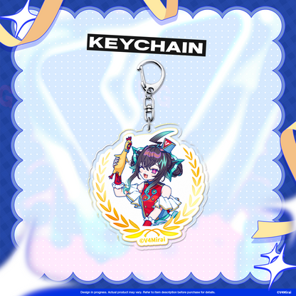 V4Mirai 3rd Anniversary Merch - Acrylic Keychain