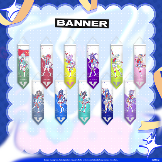 V4Mirai 3rd Anniversary Merch - Banner