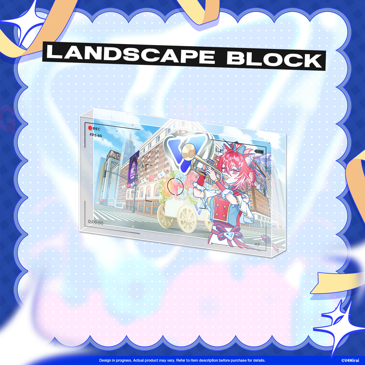 V4Mirai 3rd Anniversary Merch - Landscape Block