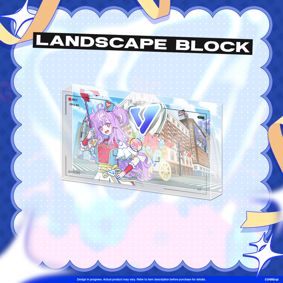 V4Mirai 3rd Anniversary Merch - Landscape Block