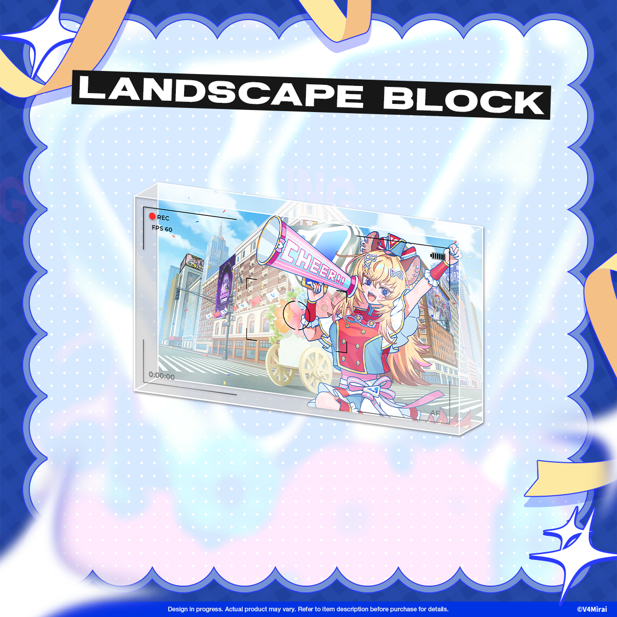V4Mirai 3rd Anniversary Merch - Landscape Block