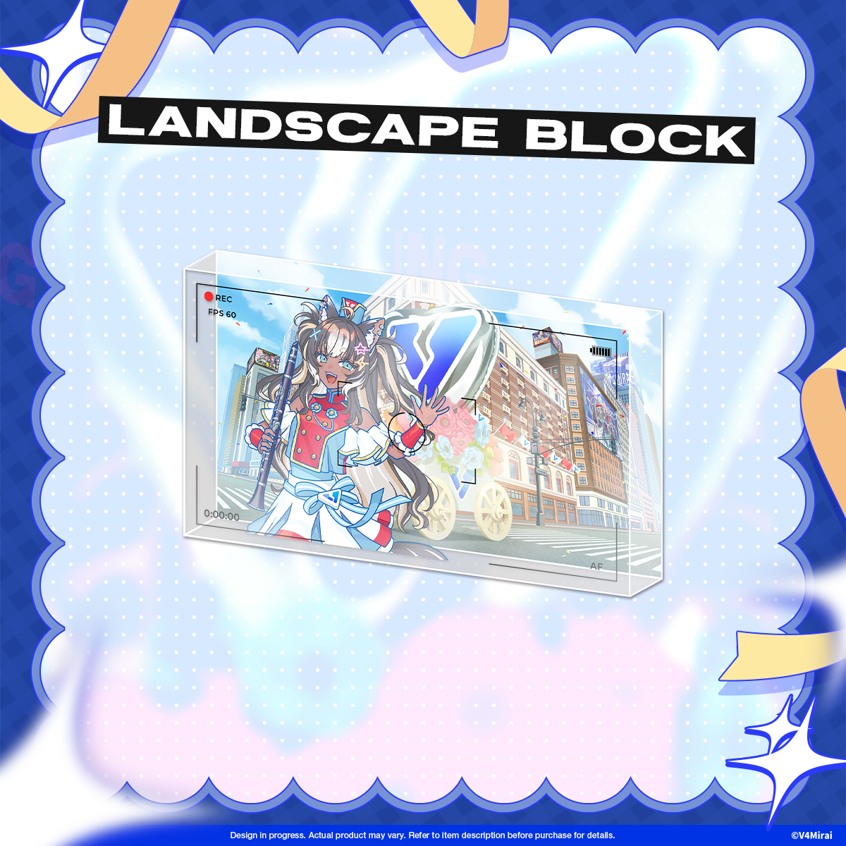 V4Mirai 3rd Anniversary Merch - Landscape Block