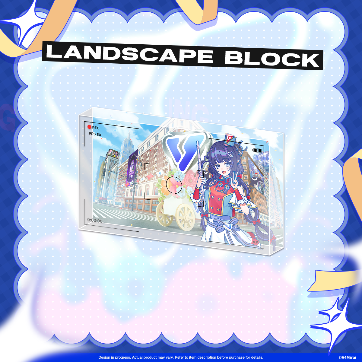 V4Mirai 3rd Anniversary Merch - Landscape Block