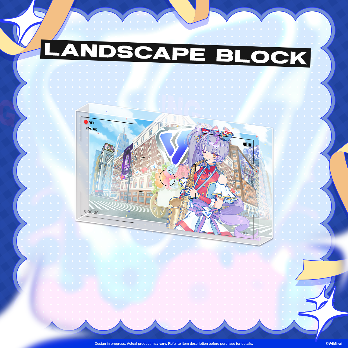 V4Mirai 3rd Anniversary Merch - Landscape Block